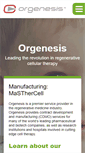 Mobile Screenshot of orgenesis.com